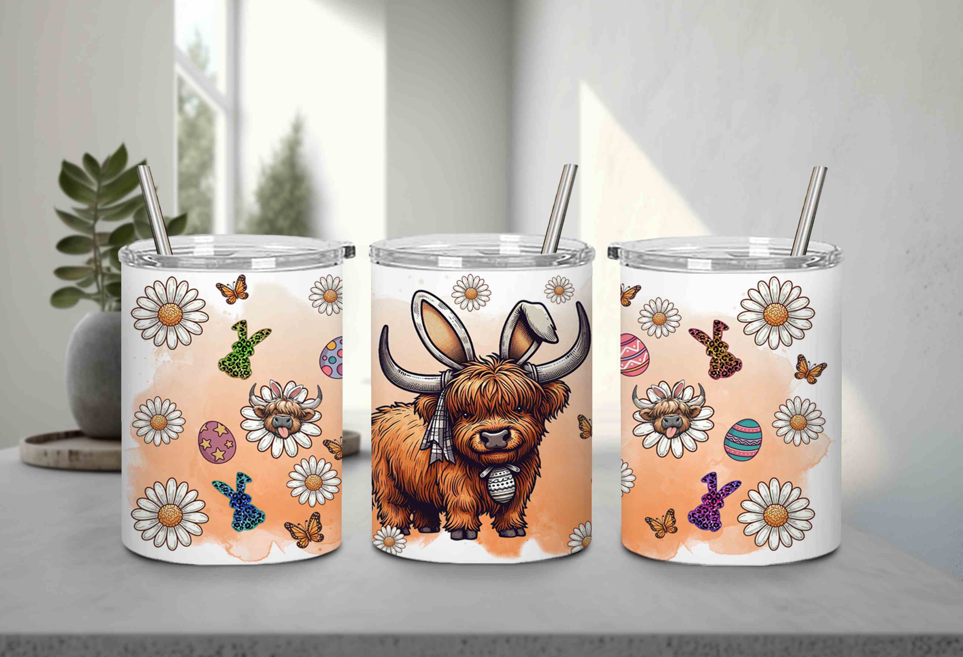 Highland Cow Easter-10381